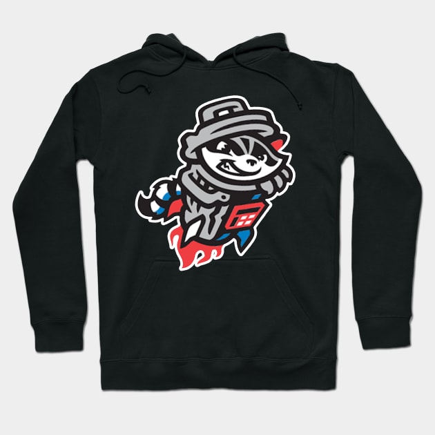 Rocket City Trash Pandas Hoodie by Dizzy One